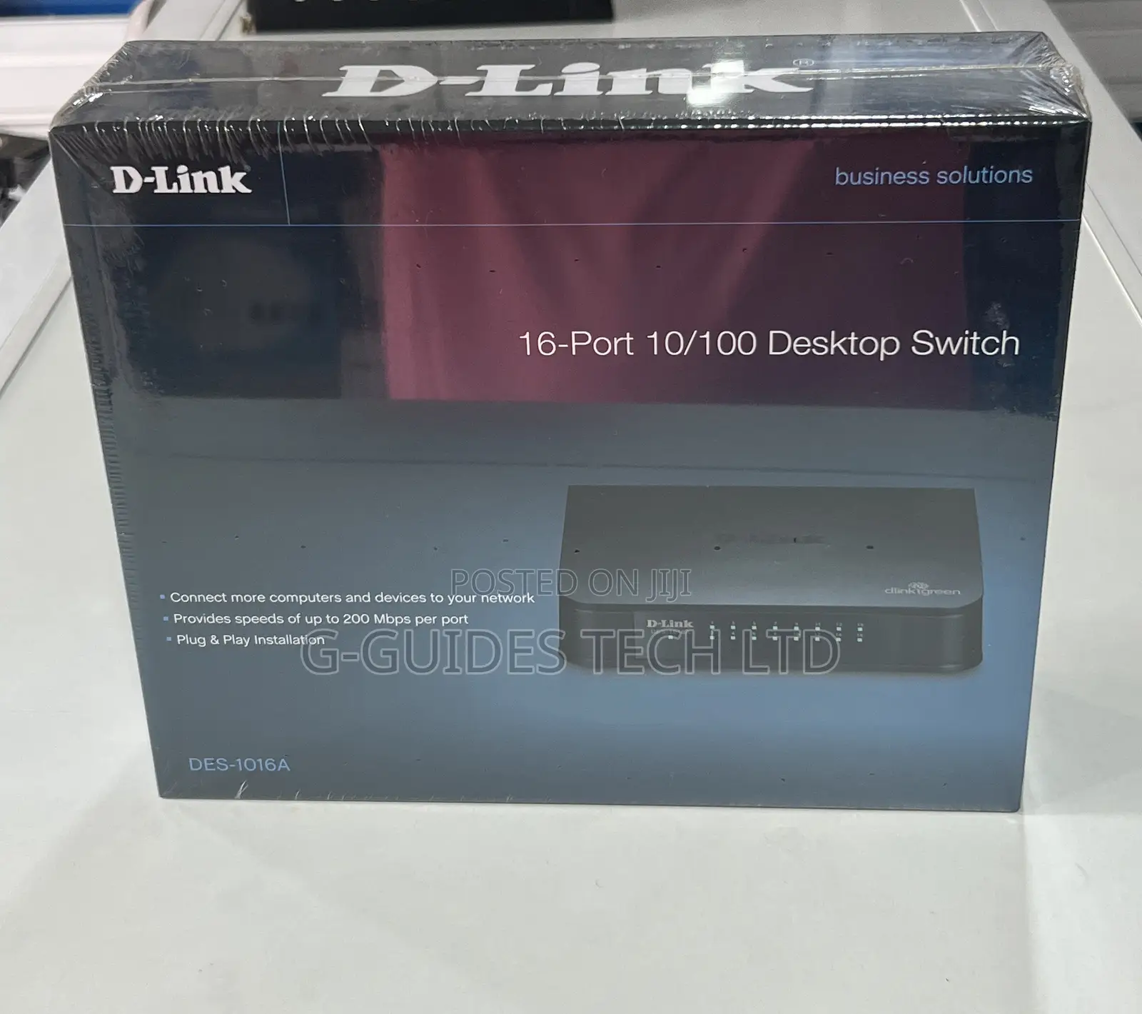 16-Port D-Link Switch, D-Link 16-Port Desktop Switch