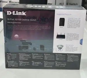 16-Port D-Link Switch, D-Link 16-Port Desktop Switch