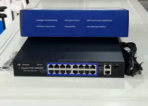 Jovision 16-Port Ai Gigabit Poe Switch (16fe Poe+2G+1sfp)