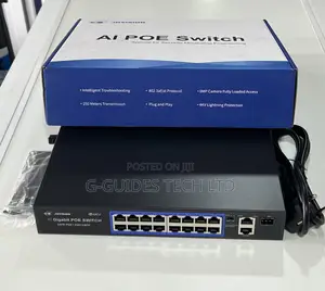 Jovision 16-Port Ai Gigabit Poe Switch (16fe Poe+2G+1sfp)