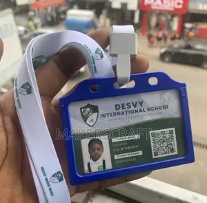 PVC ID Card Printing. Holder and Lanyard (Rope)