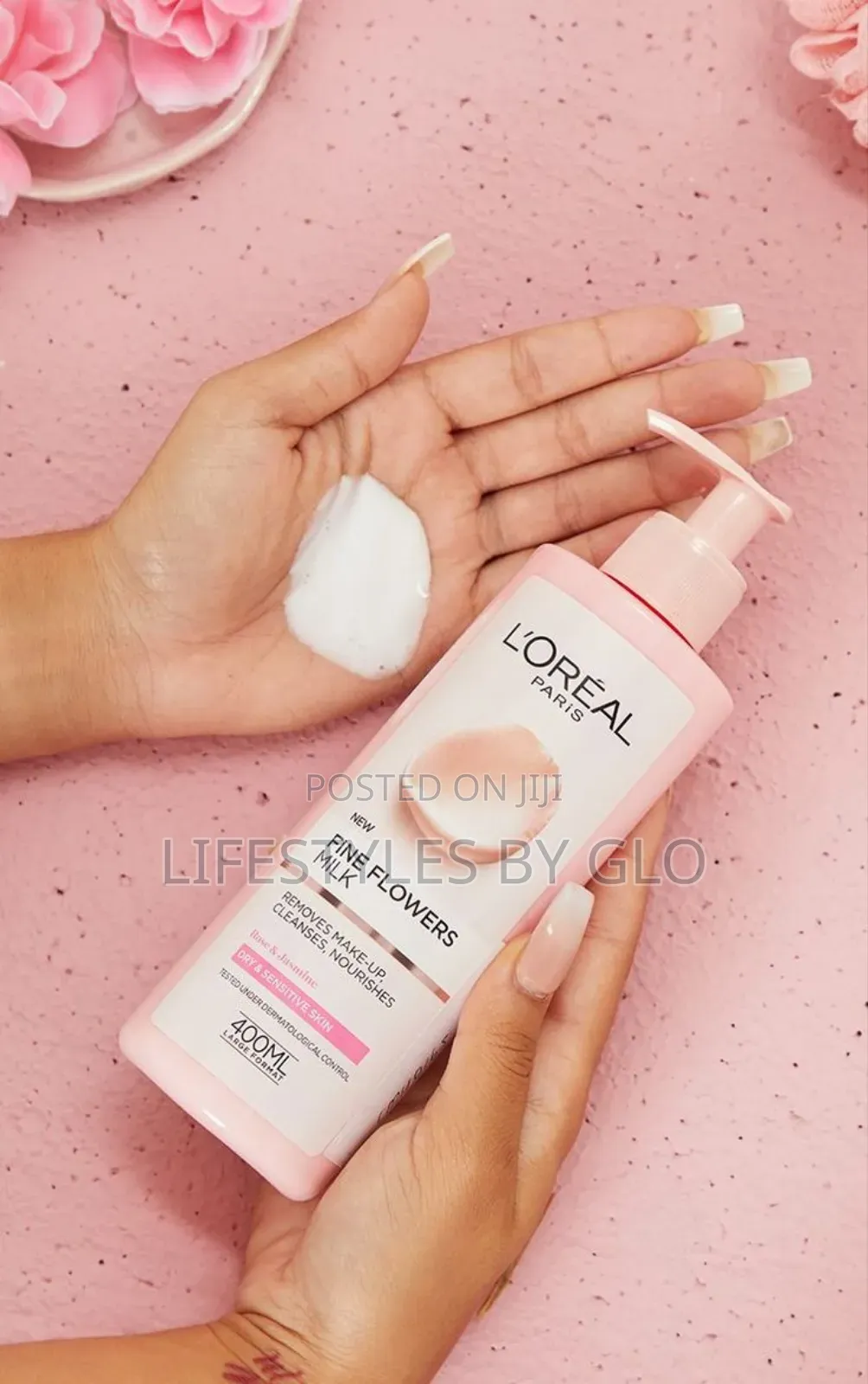 l'Oreal Paris Fine Flowers Cleansing Milk 400ml