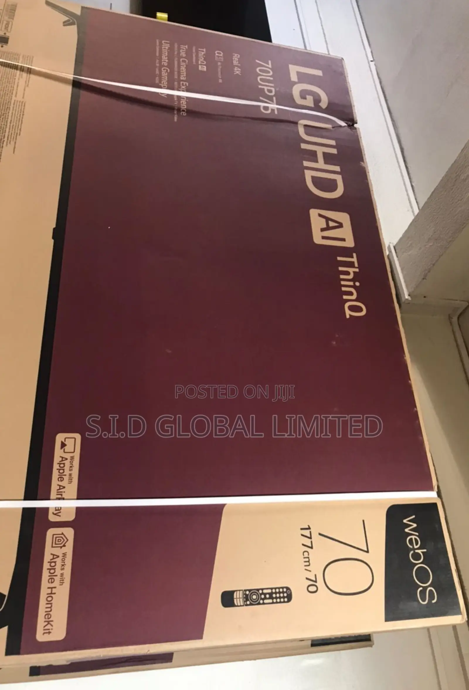 True Cinema With LG UHD TV 70 Inch UP75 Series