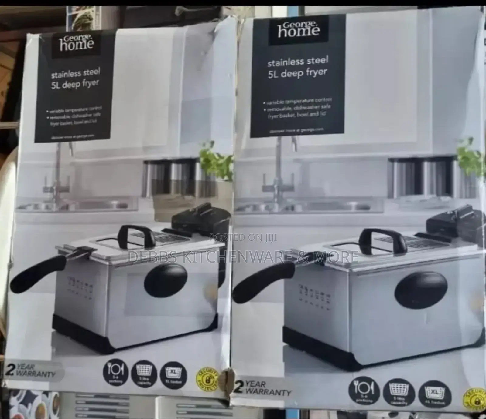 5litre George Home Deep Fryer Uk