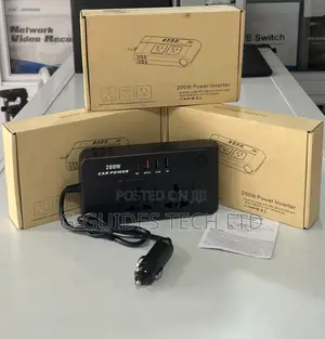 200W Car Power Inverter, Digital Display Car Power Inverter