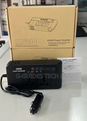 200W Car Power Inverter, Digital Display Car Power Inverter