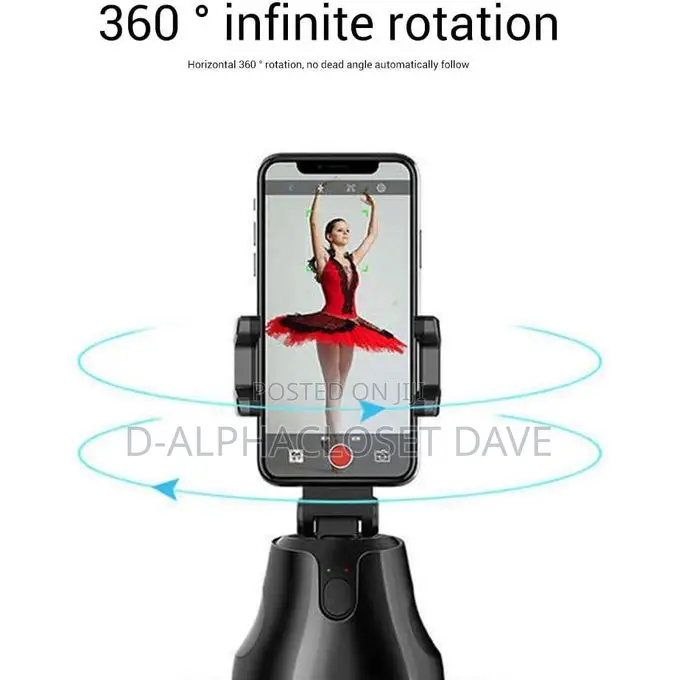 360° Smartphone Stand With AI Tracking