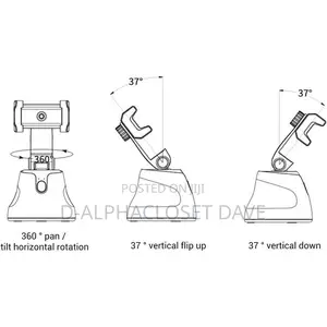 360° Smartphone Stand With AI Tracking