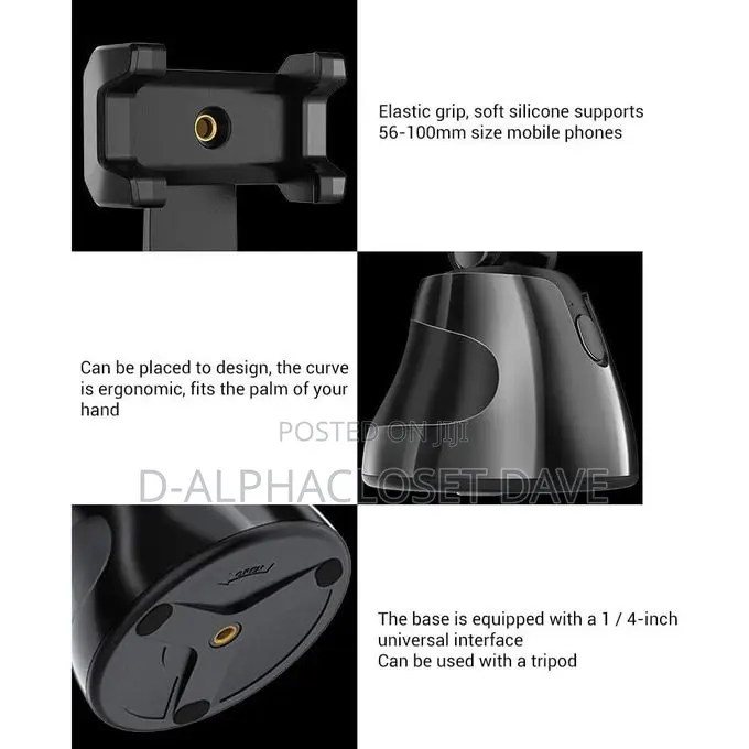 360° Smartphone Stand With AI Tracking