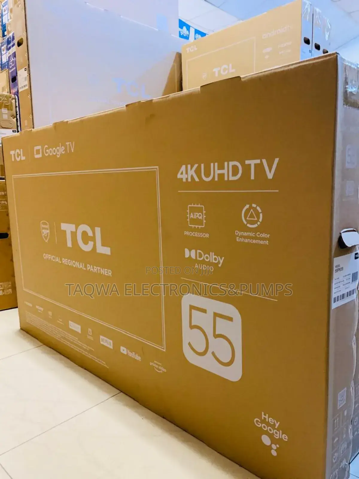 Intact TCL Uhd Smart Tv With Google Tv