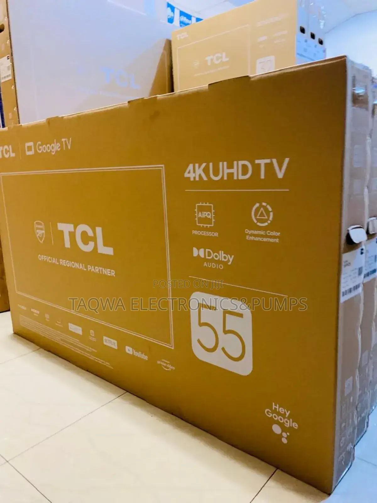 Intact TCL Uhd Smart Tv With Google Tv