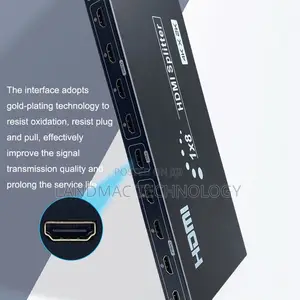 4K108 8 Ports HDMI Splitter HD Audio and Video Splitter
