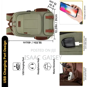 18" Waterproof Backpacks With Detail Functions in View
