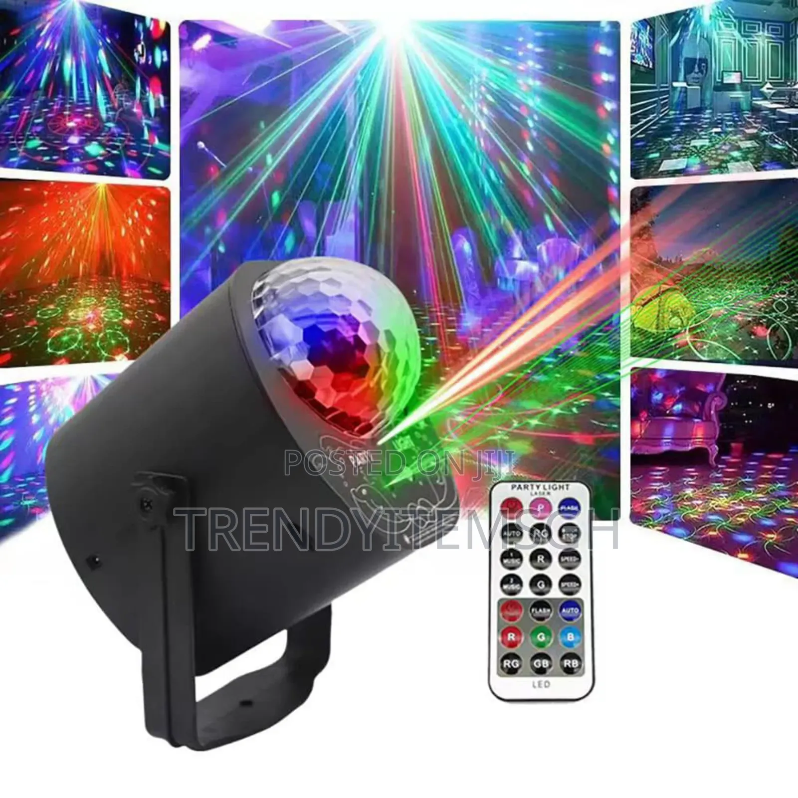 3-in-1 Disco Ball Light Bar Stage Light Remote Control