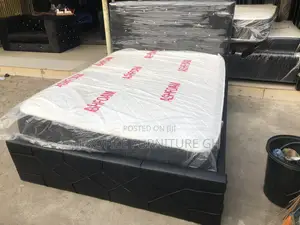 Elegant Double Bedframe And Mattress//Free Delivery
