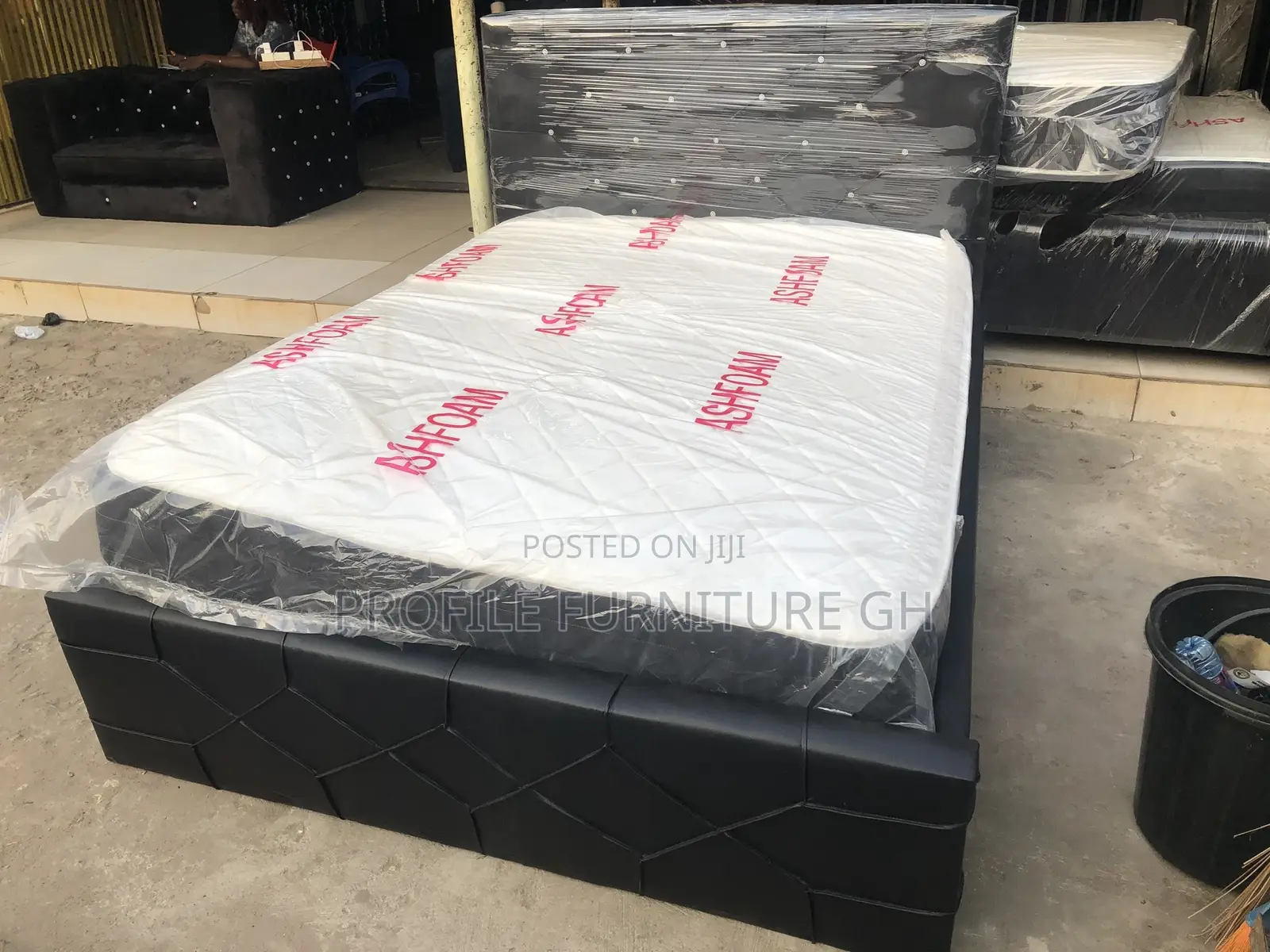 Elegant Double Bedframe And Mattress//Free Delivery