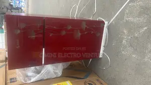 Brand New Pearl Double Door Red Mirror Refrigerator