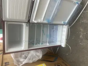 Brand New Pearl Double Door Red Mirror Refrigerator