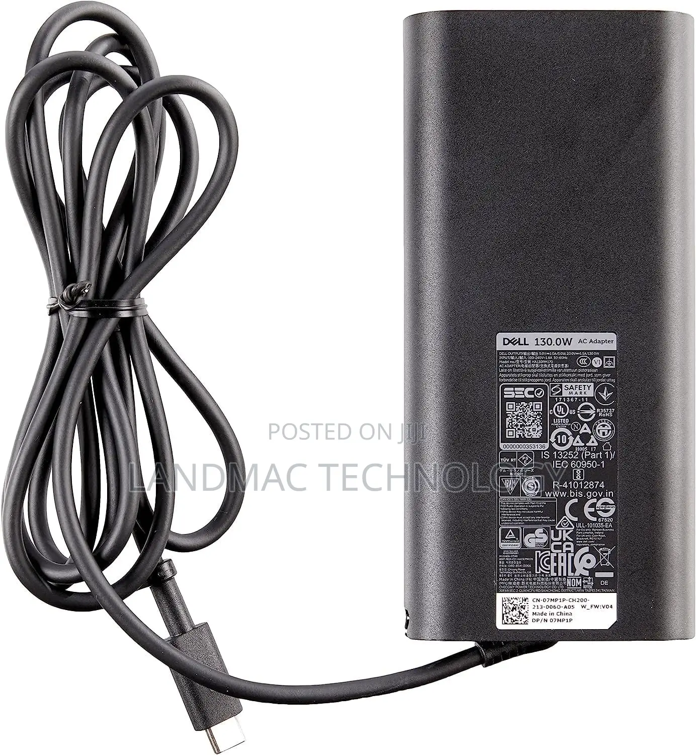 130W Usb-C Type C Laptop Charger for Dell XPS 15 XPS 15 9570
