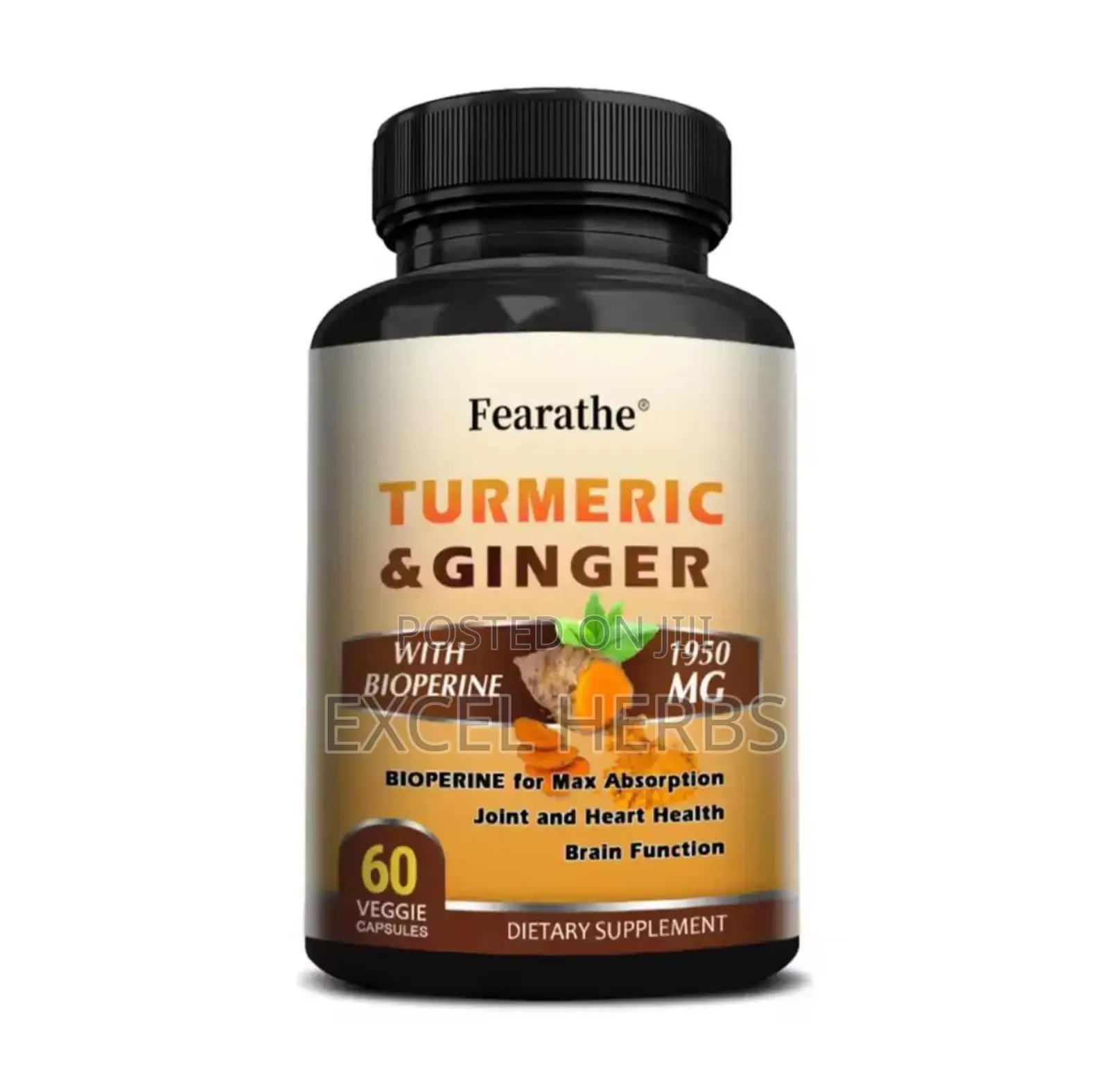 Curcumin With Bioperine and Ginger - Curcumin Complex