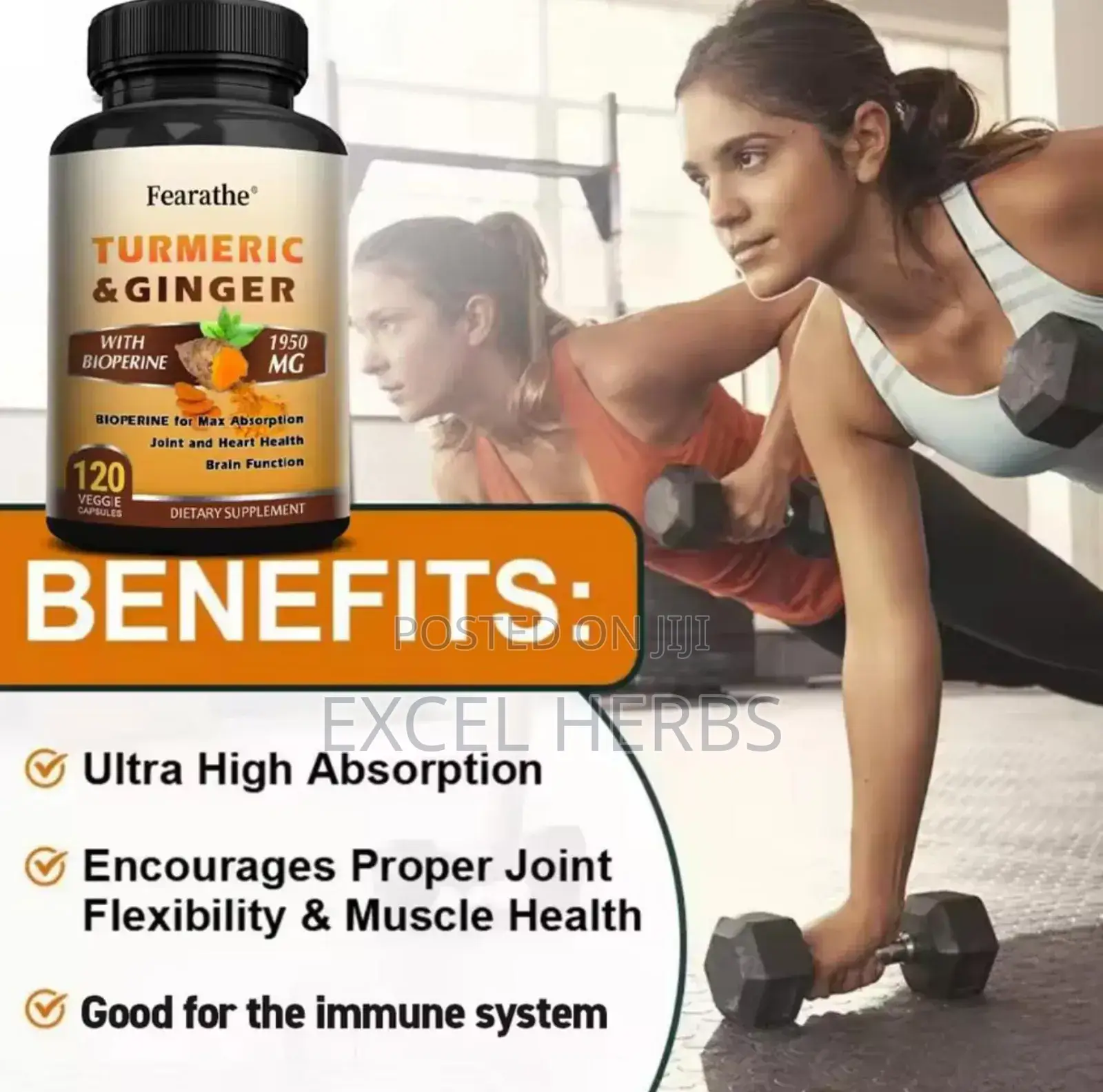 Curcumin With Bioperine and Ginger - Curcumin Complex