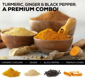 Curcumin With Bioperine and Ginger - Curcumin Complex