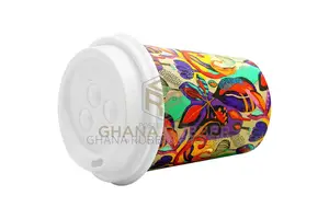 Paper Cups 8oz + Lids (1000pcs)