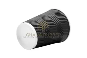Ripple Paper Cups 12oz Black (No Lids) (500pcs)