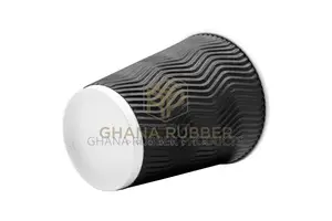 Ripple Paper Cups 8oz Black (No Lids) (500pcs)