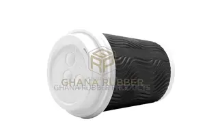 Ripple Paper Cups + Lids 8oz Black (1000pcs)