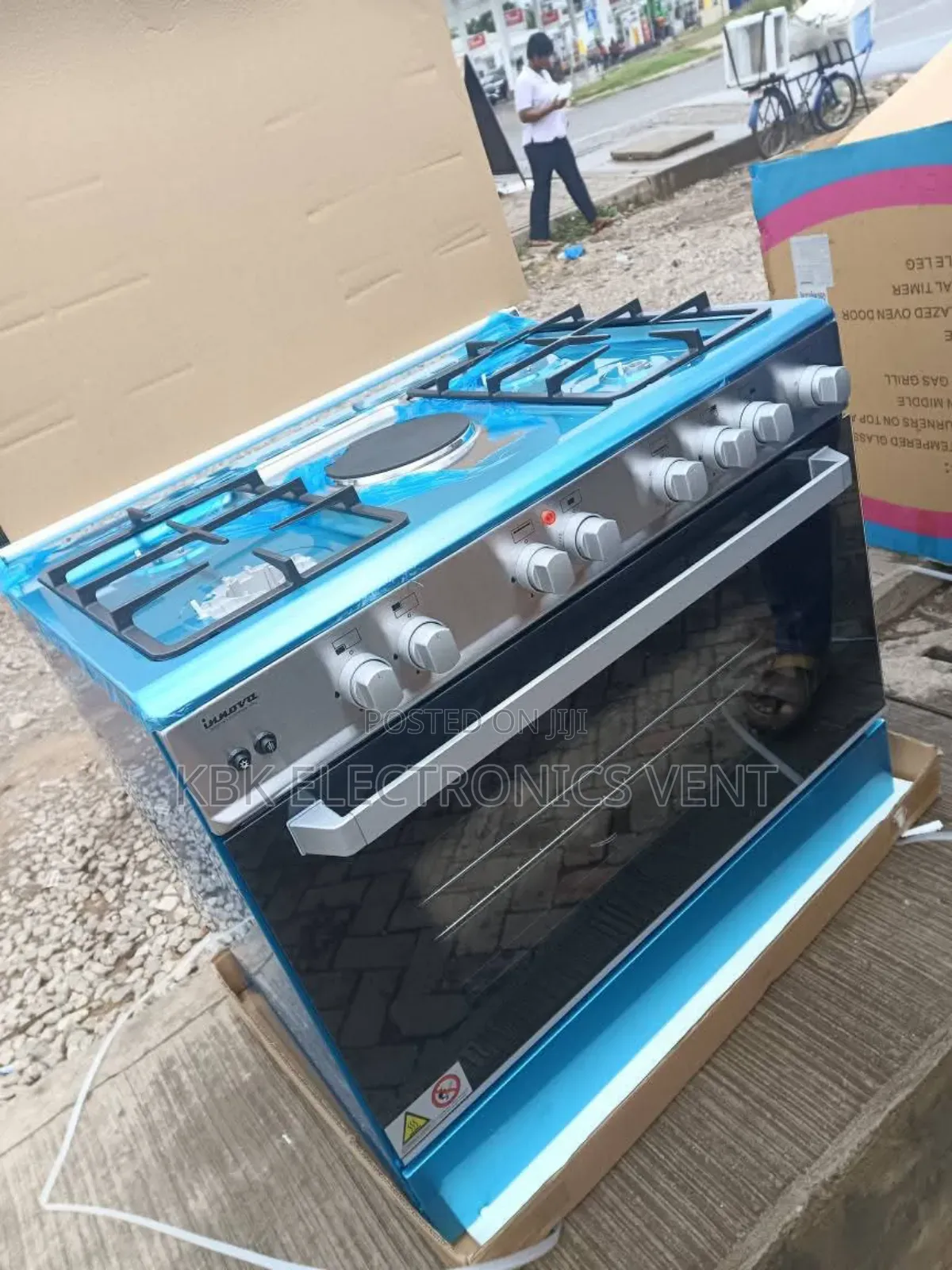 Innova 90*60(4gas+ 1electric) Oven+ Grill Auto Ignition