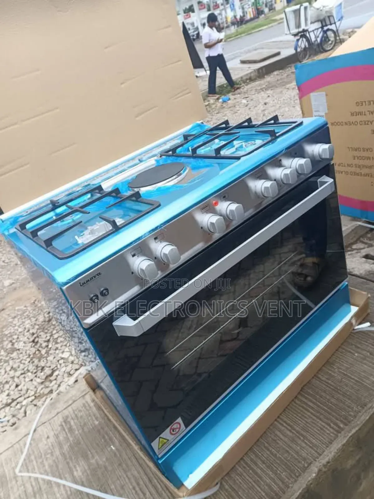Innova 90*60(4gas+ 1electric) Oven+ Grill Auto Ignition