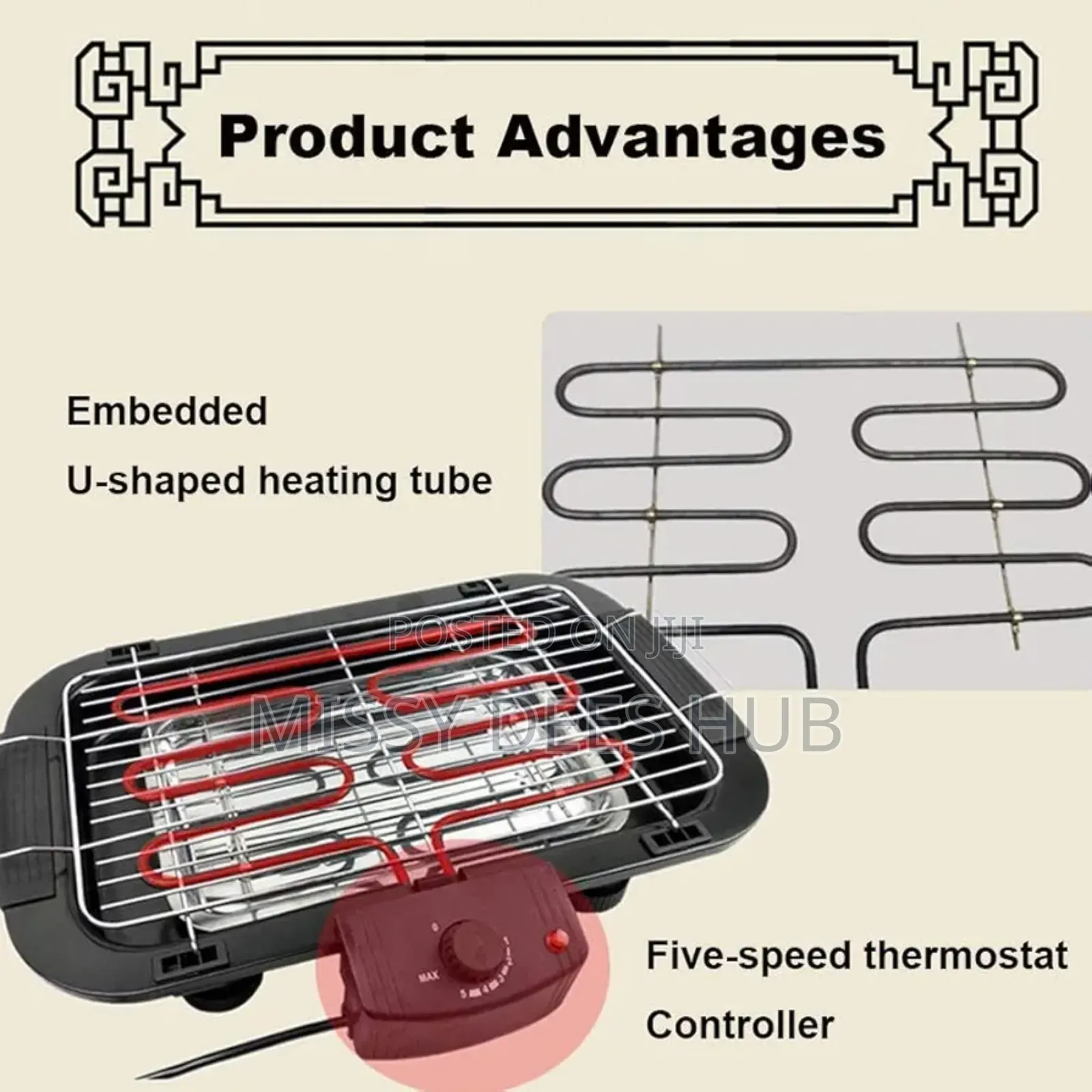 Electric Barbecue Grill