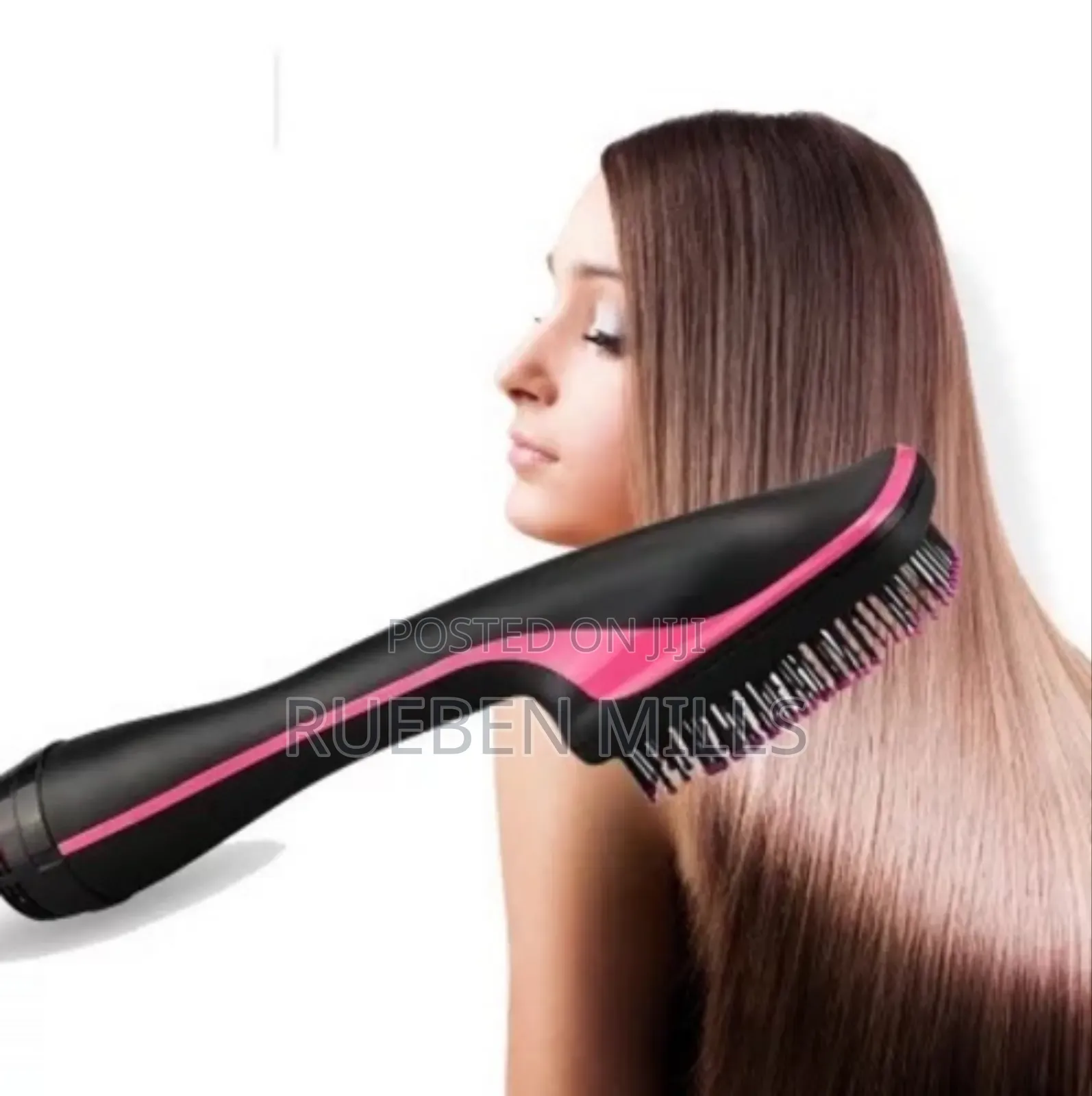 Hot Air Brush Hair Dryer 2 in 1 Dryer Straightener XR-8801