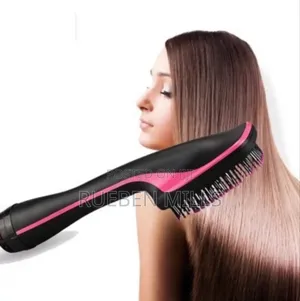 Hot Air Brush Hair Dryer 2 in 1 Dryer Straightener XR-8801