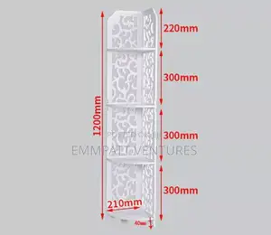 Corner Decorator Shelves 4 Step