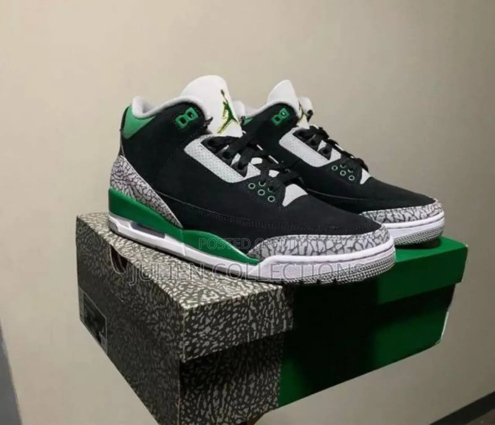 Jordan Retro 3 Pine Green