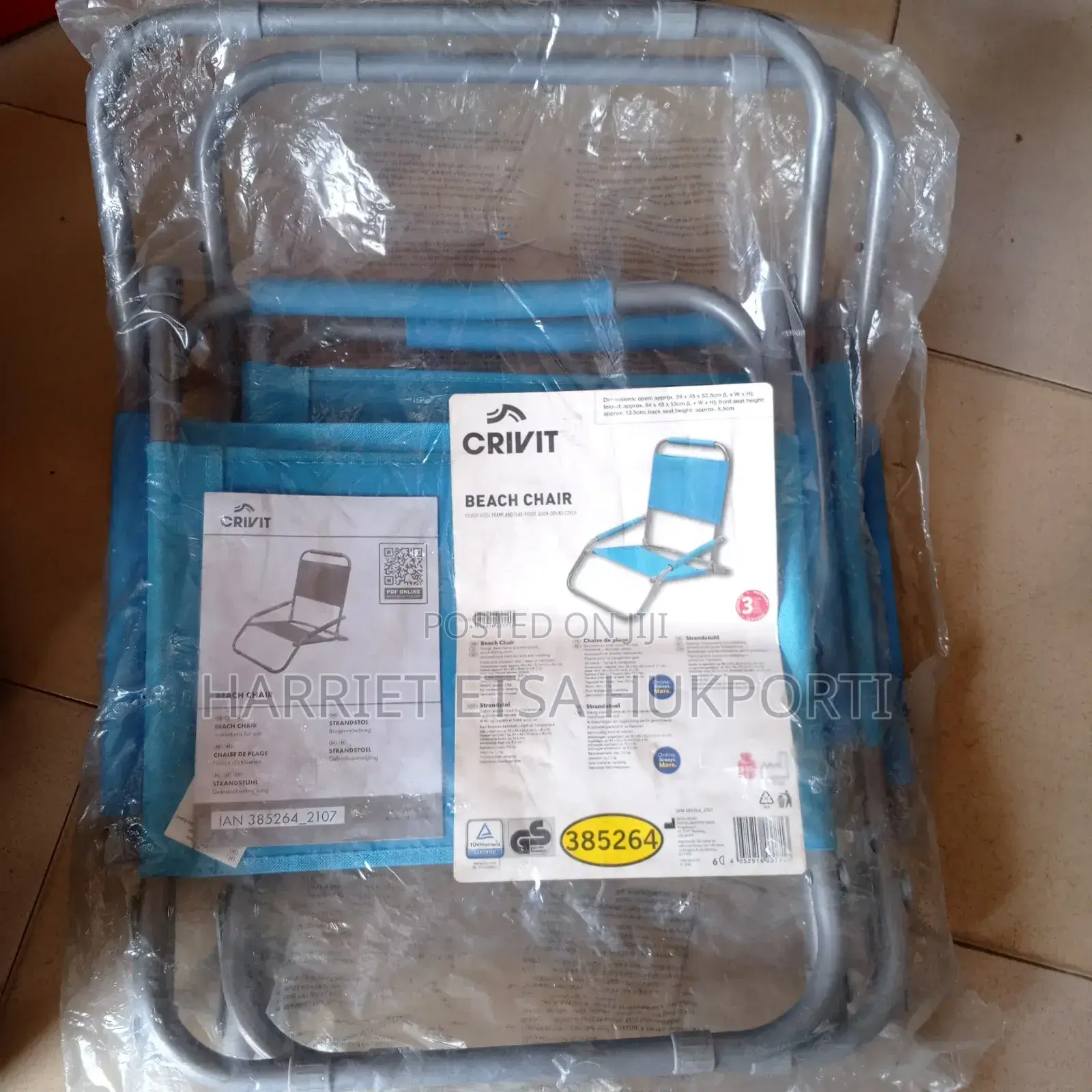 Brand New Crivit Outdoor Beach/Pool Chair From Uk
