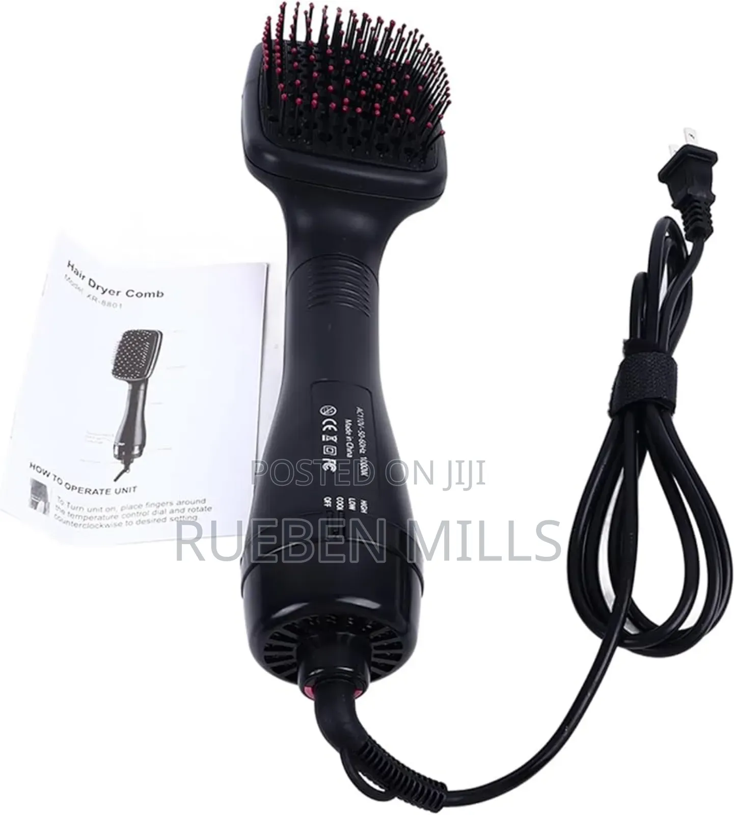 XR-8801 Styling Hair Dryer With Brush Straightener