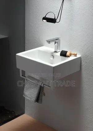 Basin With Mirror Glass Stand. 2017-43