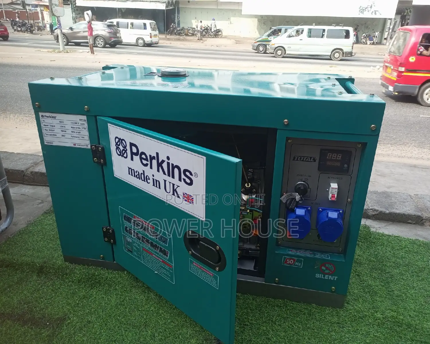 UK Precision Generator 15kva Perkins Generator 230v 16500w