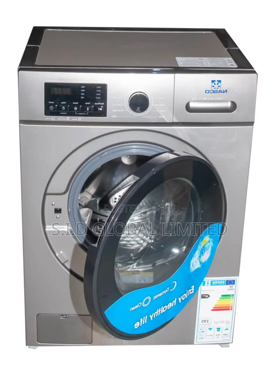 Grab Ultimate NASCO-9KG-FRONT-LOAD-FULL-AUTO-WASHING-MACHINE