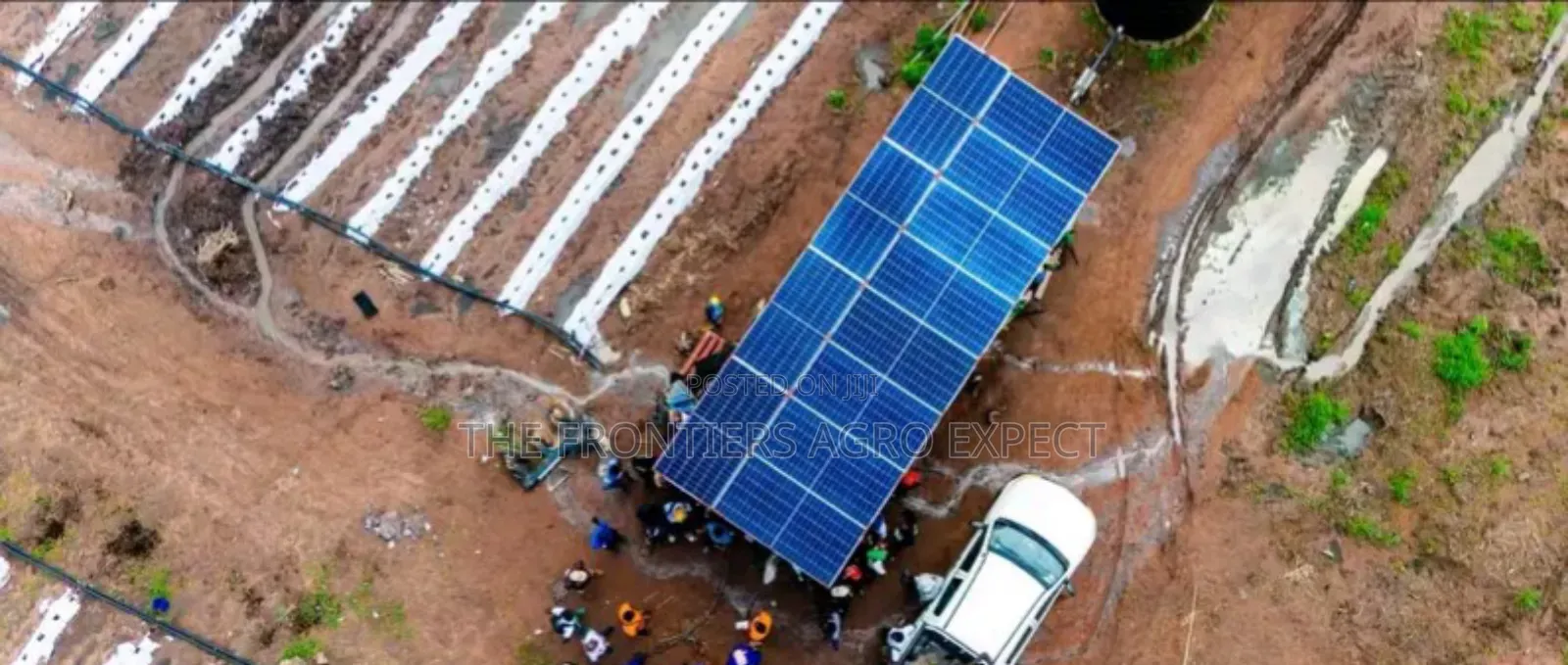 Commercial Solar System and Irrigation Installation