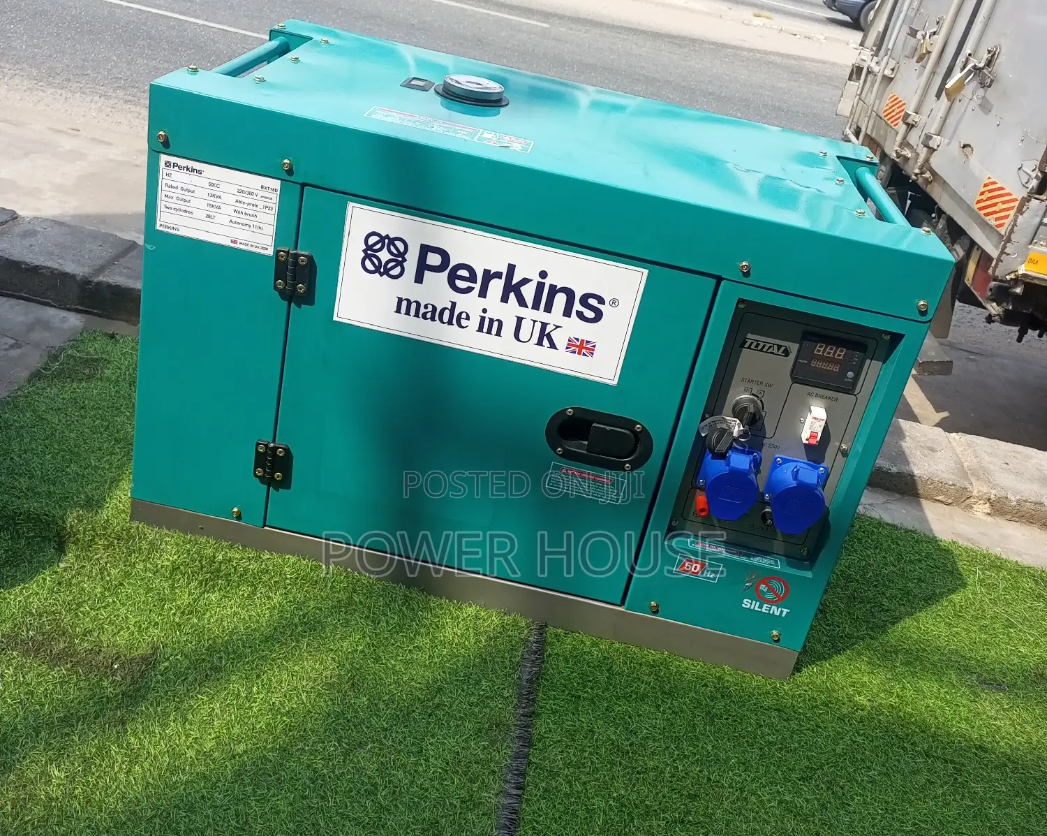Perkins Keys Generator 15kva 16500w 230v UK Generator