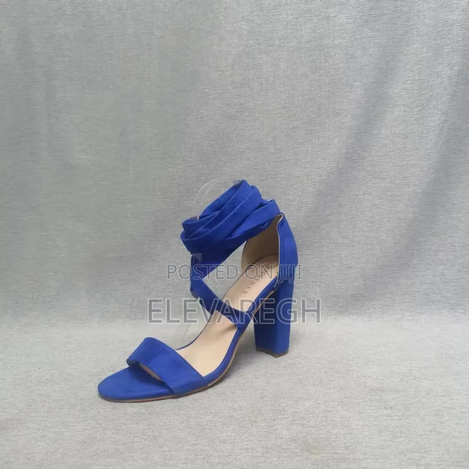 Open Toe Block Heels(Blue Colour Only) Size 41