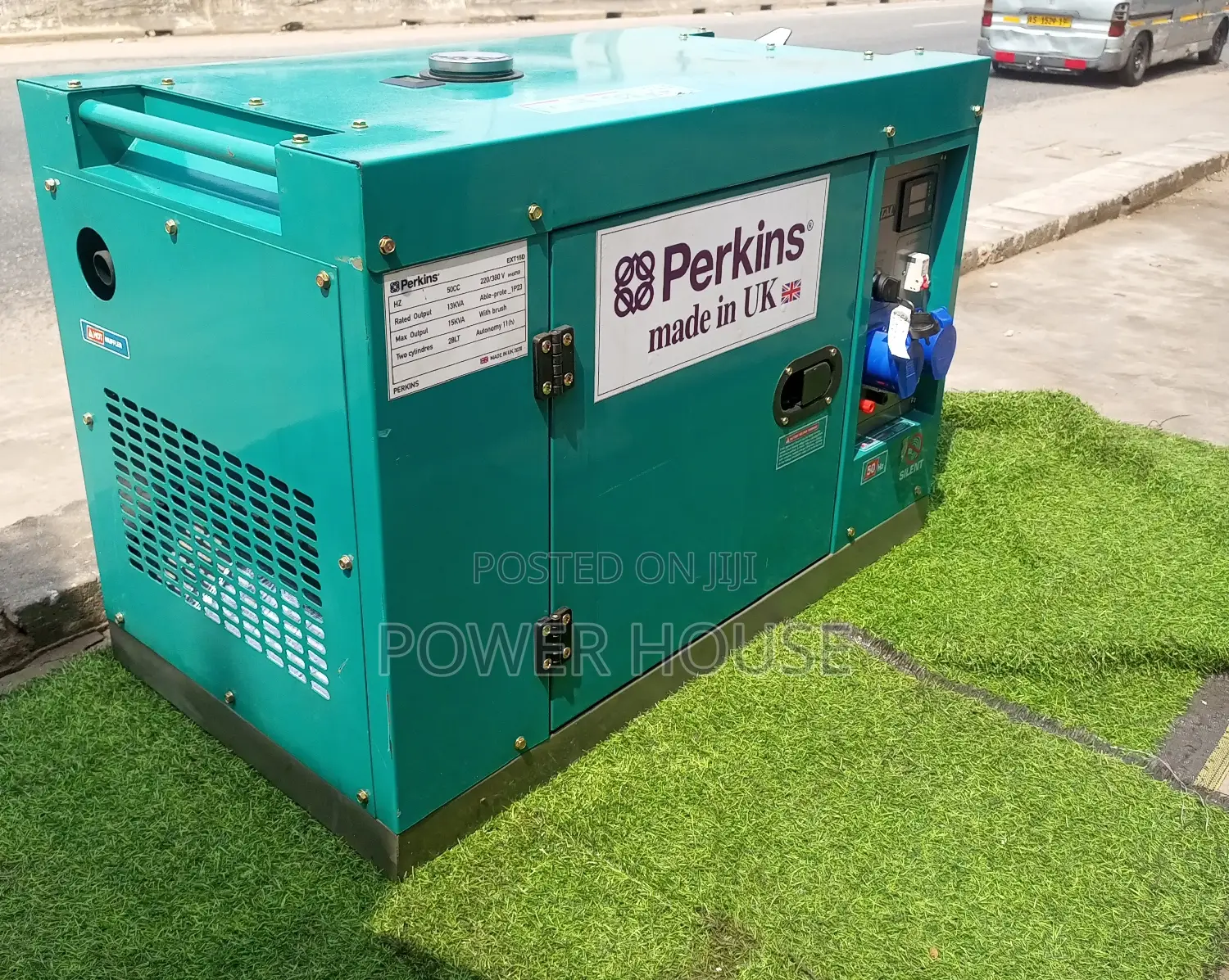 Hush UK Generator 15kva Perkins Generator 16500w 230v