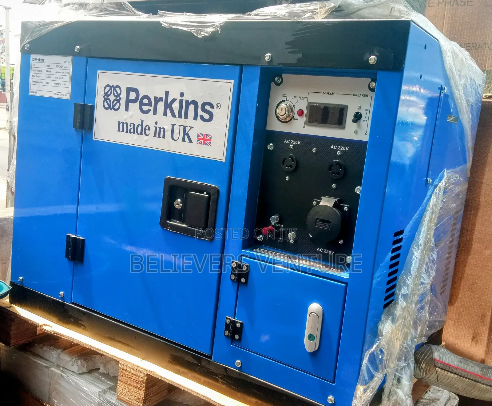 Big Size Perkins Diesel Generator 16500watt Silent Generator