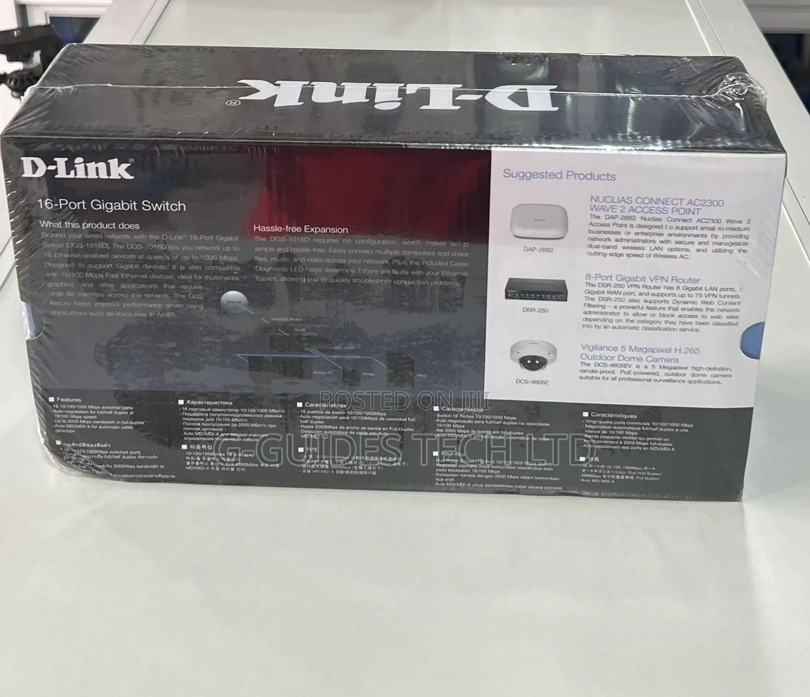 D-Link 16-Port Gigabit Switch DGS-1016d
