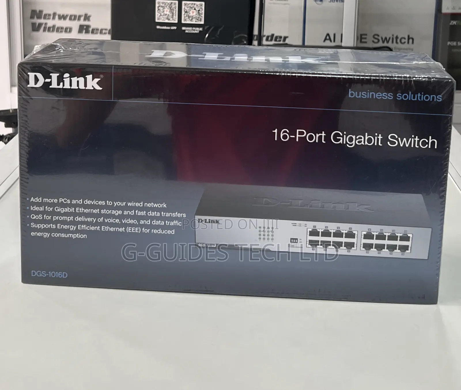D-Link 16-Port Gigabit Switch DGS-1016d