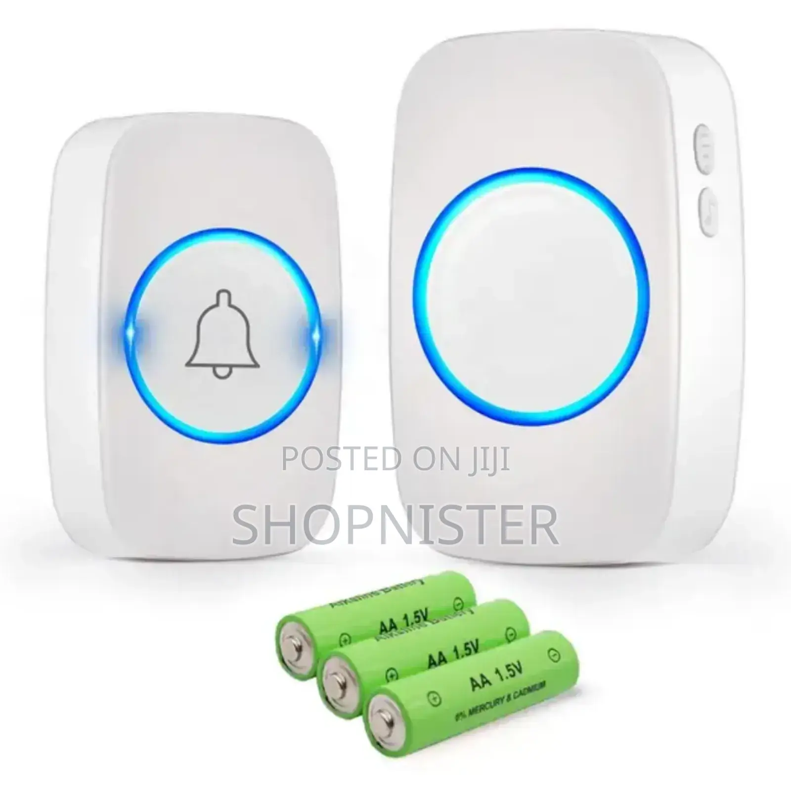 300m Remote Led Flashing Light Bell Home Wireless Doorbel